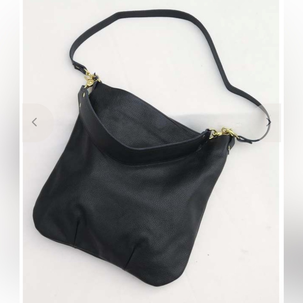 Clare V Veronique Bag in Toledo Pebble Black - Picture 2 of 5